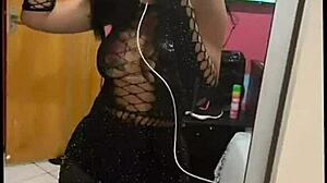 he couldn't hold it and took off the cape on the street with transsexual amateurs.