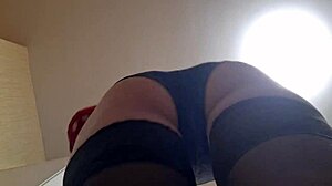 worship elza kom's tight ass in a wild bdsm session now!