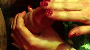 Best handjob footjob and shoejob with cum