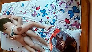 A beautiful young couple’s passionate and intense sex experience from the top