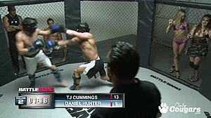 Two Horny Dudes Fight to Pound Amy Brooke's Tight Butthole