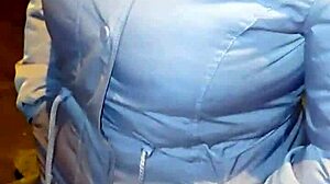 I can't resist my sexy BBW stepmother's taboo exhibitionism.