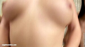 lusty threesome lesbian girls lick pussies, kiss, and use dildo in naughty erotic action