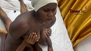 Big fat ass worships black dick!