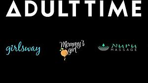 Pekná Maddy May sa učí horúce triky masturbácie od nevlastnej mamy v intímnej lekcii