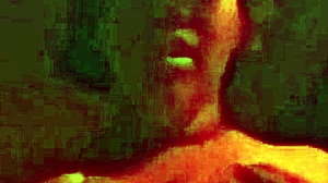 Ebony milf stepmom bent over in red room, riding cock passionately