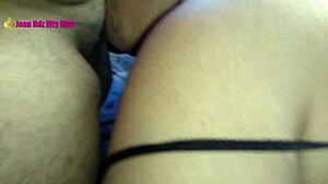 Sucking boyfriend's cock in front of cuckold husband!