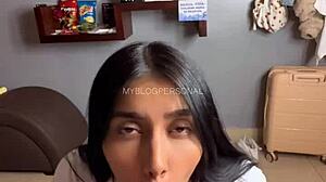 Teen gets angry after cum inside