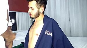 twink waited for uncle to leave and came to daddy's room wanting cock