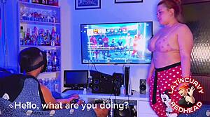 Stepsister Stop Playing PS5 And Fuck Me Non-Stop! 😏