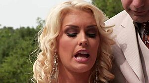 Amber Rayne Hannah West And Kaci Star In Outdoor Gangbang