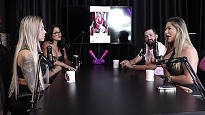 Who Matched Her on Tinder? Juli Figueiró in Sheer Red