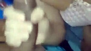 Old Wife Sucks Cuckold And Gives Ass To Real Man