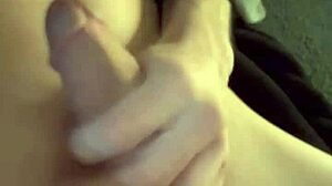 Shaved Hairless Amateur Strokes Monster Cock in Homemade Solo Session