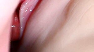 She's got lube in her vagina for double penetration!