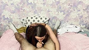 step sister got tired and massaged her feet with my dick in the end she got a foot cream