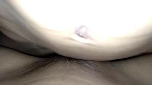 amateur girl exploring her body gently