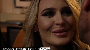 ella reese is tonights girlfriend giving a blowjob in lingerie