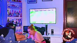 Stepsister Stop Playing PS5 And Fuck Me Non-Stop! 😏