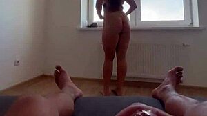 Buttocks Workout With Intense Anal Sex Amateur POV - Julia Fit.