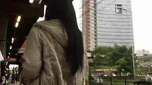 Jacket and boots on the train.