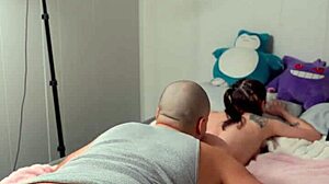 does sexy teen in pink thong scream during creampie?