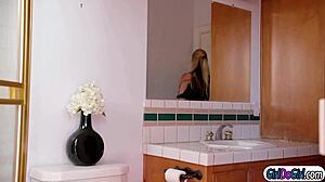 Young Brat Sucks Stepmom's Big Tits