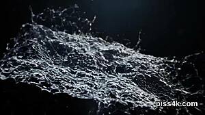 Teen uses dildo for squirting masturbation in lesbian fetish play