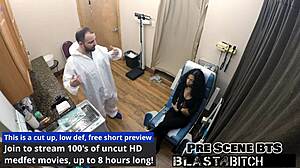 Behind the scenes, Yesenia Yousos moans as her vagina gets spread and blasted with cum in POV