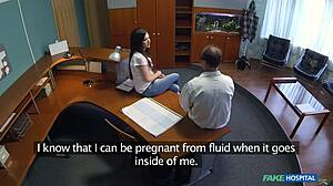 Fake hospital, doctor, first time with 18-year-old virgin!