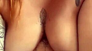 young girl teases and gives blowjob on video call