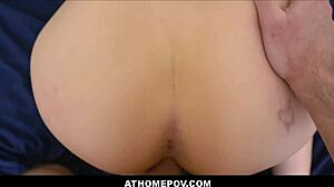 Coronavirus quarantined blonde teen rebecca vanguard orgasms with boyfriend pov