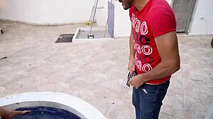 my boss pulled me out of the pool and talked me into fucking him.