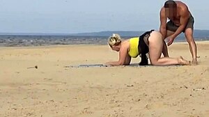 Amateur couple has fun on wild island and enjoys rough sex