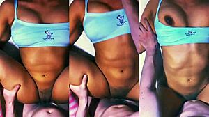 My busty friend’s huge breasts always make me lose control every time