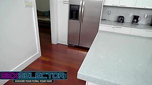 horny clara trinity sneakily sucks and fucks her bfs roommate right behind his back