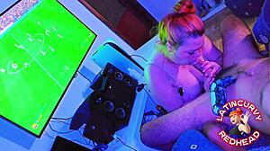 Stepsister Stop Playing PS5 And Fuck Me Non-Stop! 😏