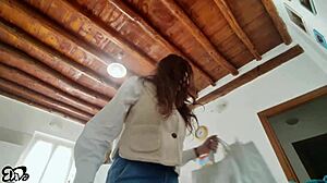 Italian Boyfriend is Harsh with his Dirty Chop