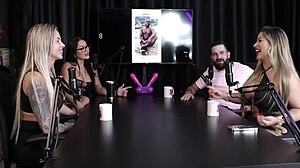 Who Matched Her on Tinder? Juli Figueiró in Sheer Red