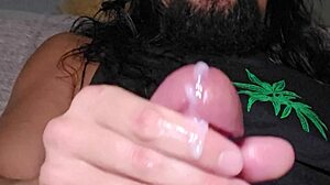 Maxx Stoner SHOWS OFF TATTOOS AND LONG HAIR IN BIKER CUMSHOT COMPILATION