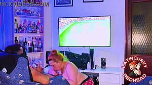 Stepsister Stop Playing PS5 And Fuck Me Non-Stop! 😏