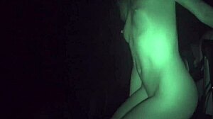 Jeny Smith strips naked in the cinema