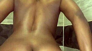 Hot shower and cold water with a young and wild teen slut