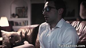 Stepsister says, I'll break in geeky stepbro with tight pussy