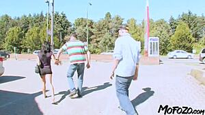 19 Year Old Slut Overwhelmed as Cum Sprays on Her Ass