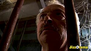 Old fart Grandpa Stable got banged up by young whore