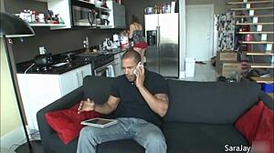 Karlo Karrera Drills Milf Sara Jays Big Ass Doggy Style