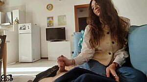 Italian Boyfriend is Harsh with his Dirty Chop