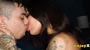 heart-racing passion with brunette and old chum getting kinky