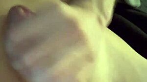 Shaved Hairless Amateur Strokes Monster Cock in Homemade Solo Session